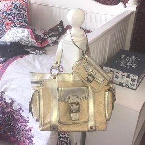 Coach bag and matching wristlet